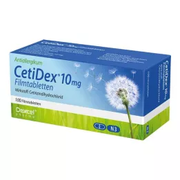CETIDEX 10 mg tablete prekrivenih filmom, 100 ST