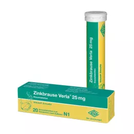 ZINKBRAUSE Verla 25 mg šumeće tablete, 20 kom