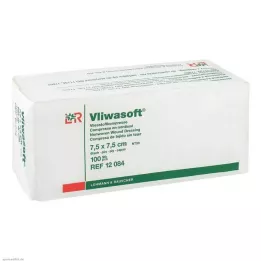 VLIWASOFT Komprese od netkanog tekstila 7,5x7,5 cm nesterilne 6l., 100 kom