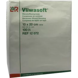 VLIWASOFT Komprese od netkanog tekstila 10x20 cm nesterilne 6l., 100 kom