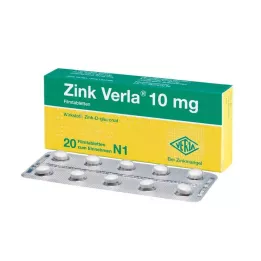 ZINK VERLA 10 mg filmom obložene tablete, 20 kom