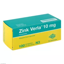 ZINK VERLA 10 mg filmom obložene tablete, 100 kom