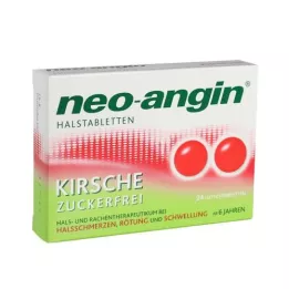 Neo-angin half tablets cherry, 24 pcs