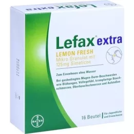 LEFAX Dodatni limun svježi mikro granulat, 16 ST