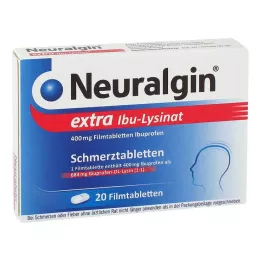NEURALGIN extra Ibu-Lysinat filmom obložene tablete, 20 kom