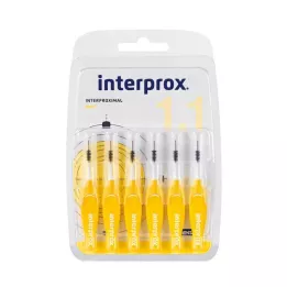 INTERPROX mini žuta interdentalna četkica blister, 6 kom