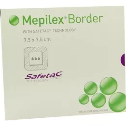 MEPILEX Udruženje pogranične pjene 7,5x7.5 cm, 10 sati