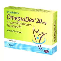 OMEPRADEX 20 mg gastrorezistentne tvrde kapsule, 7 kom