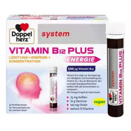 DOPPELHERZ Vitamin B12 Plus sistem ampule za piće, 30X25 ml