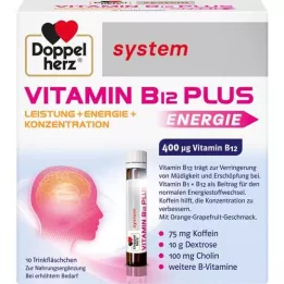 DOPPELHERZ Vitamin B12 Plus System DrinkAmpull, 10x25 ml