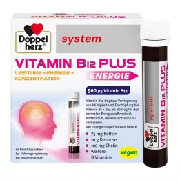 DOPPELHERZ Vitamin B12 Plus sistem ampule za piće, 10X25 ml