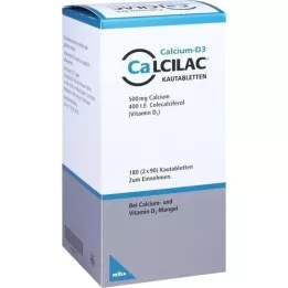 CALCILAC Tablete za žvakanje, 180 ST
