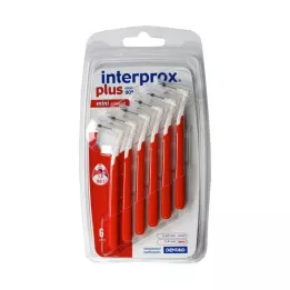INTERPROX plus mini konusna crvena međuzubna četkica, 6 kom
