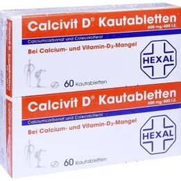 CALCIVIT D tablete za žvakanje, 120 ST