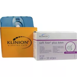 KLINION Mekana fina plus igle olovke 0,25x6 mm 31 g, 110 ST
