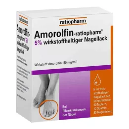 AMOROLFIN-ratiopharm 5% aktivni sastojak lak za nokte, 5 ml