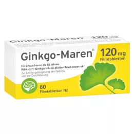 GINKGO-MAREN 120 mg filmom obložene tablete, 60 kom