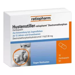 HUSTENSTILLER-ratiopharm Dekstrometorfan kapsule, 10 kom