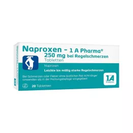 NAPROXEN-1A Pharma 250 mg tablete protiv menstrualnih bolova, 20 kom