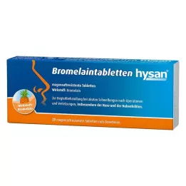 BROMELAIN TABLETTEN hysan gastrorezistentne tablete, 20 kom