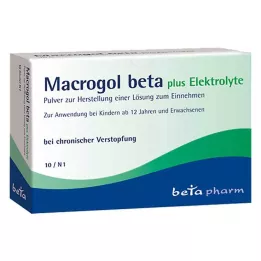 MACROGOL beta plus elektroliti u prahu za oralnu primjenu, 10 kom