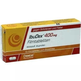 IBUDEX 400 mg tablete prekrivenih filmom, 10 sati