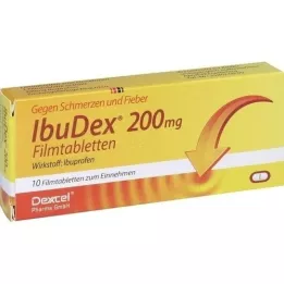 IBUDEX 200 mg tablete prekrivenih filmom, 10 sati