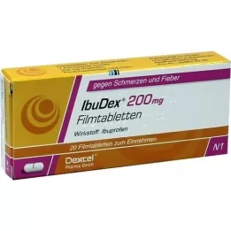 IBUDEX 200 mg tablete prekrivenih filmom, 20 ST