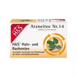 H&amp;S Filter vrećice čaja za grlo i ždrijelo, 20X2,5 g