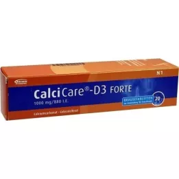 CALCICARE D3 Forte Efecvescent tablete, 20 sati