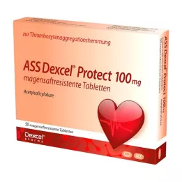 ASS Dexcel Protect 100 mg gastrorezistentne tablete, 50 kom