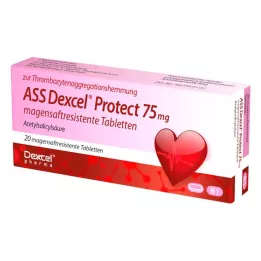 ASS Dexcel Protect 75 mg gastrorezistentne tablete, 20 kom