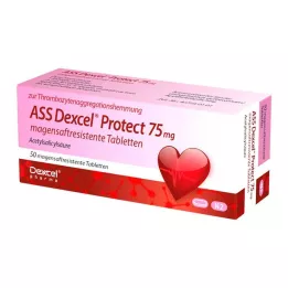 ASS Dexcel Protect 75 mg gastrorezistentne tablete, 50 kom