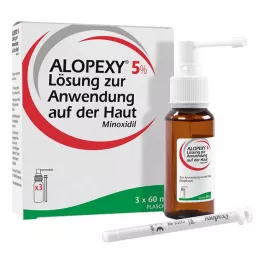 ALOPEXY 5% otopina za kožnu primjenu, 3X60 ml