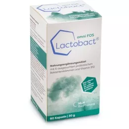 LACTOBACT Omni FOS Gastrointestinalne kapsule, 60 ST