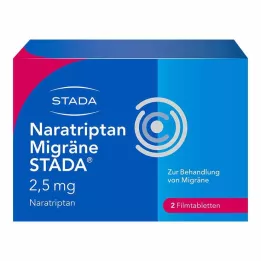 NARATRIPTAN Migrena STADA 2,5 mg filmom obložene tablete, 2 kom