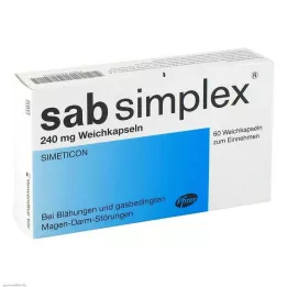 SAB simplex 240 mg kapsule meke, 60 kom