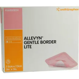 Allevyn Gentle Border Lite pjenasti zavoj 7,5x7,5 cm, 10 kom
