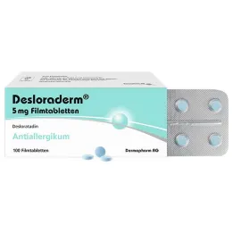 Desloraderm 5 mg filmom obložene tablete, 100 kom