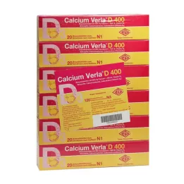 CALCIUM VERLA D 400 šumeće tablete, 120 kom
