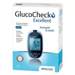 GLUCOCHECK Odličan set mjerača glukoze u krvi mmol/l, 1 kom