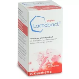 LACTOBACT 60Plus kapsule otpornih na želučane sokove, 60 ST