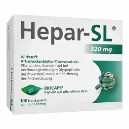 HEPAR-SL 320 mg tvrde kapsule, 100 kom