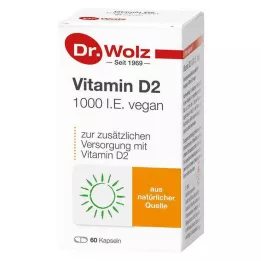 VITAMIN D2 1000 I.E veganske kapsule, 60 kom