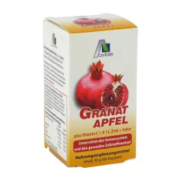 GRANATAPFEL 500 mg plus vit.c+b12+cink+kapice selena., 60 ST