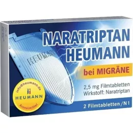 NARATRIPTAN Heumann u migreni 2,5 mg filma -Table, 2 sata