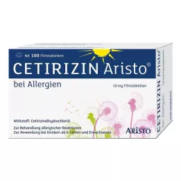 CETIRIZIN Aristo za alergije 10 mg filmom obložene tablete, 100 kom