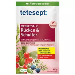 TETESEPT Leđa od morske soli &amp; Plećka, 80 g
