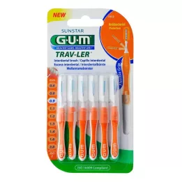 GUM Trav-Ler Candle Orange, 6 pcs