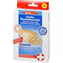 WUNDNAHTSTREIFEN 6,4x102 mm, 2X5 kom
